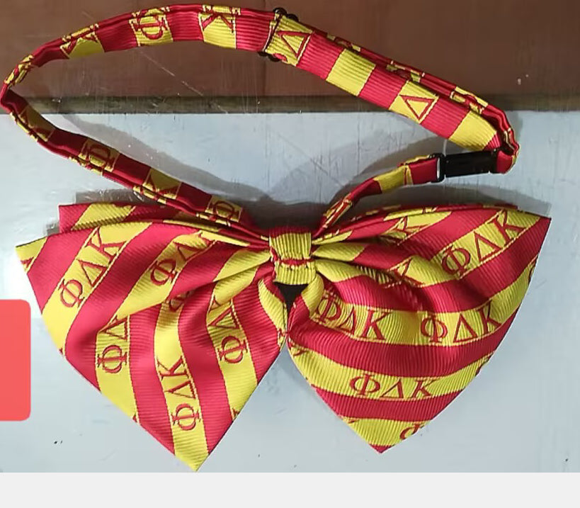 ΦΔK  Greek Letters Floppy (Pre tied) Bowtie