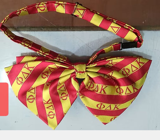 ΦΔK  Greek Letters Floppy (Pre tied) Bowtie