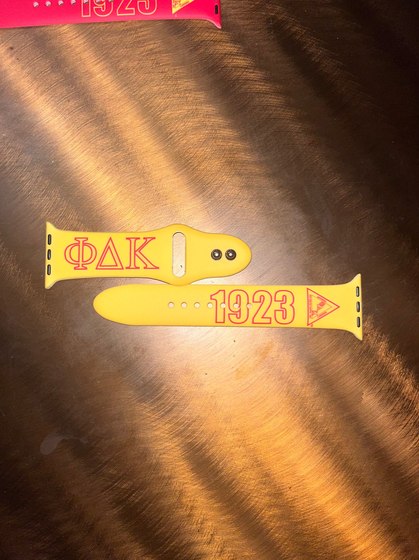 Sleek silicone 1923  ΦΔK logo Apple watch Band   (38mm 40mm 41mm )