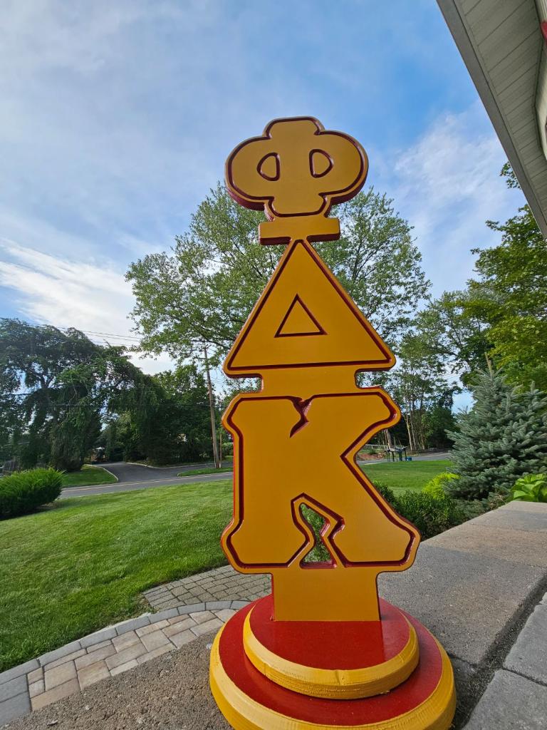 Phi Delta Kappa  3 1/2 feet Tall Baltic Birch Wooden Piece